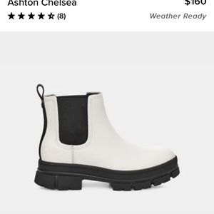 ASHTON CHELSEA WHITE UGG BOOTS